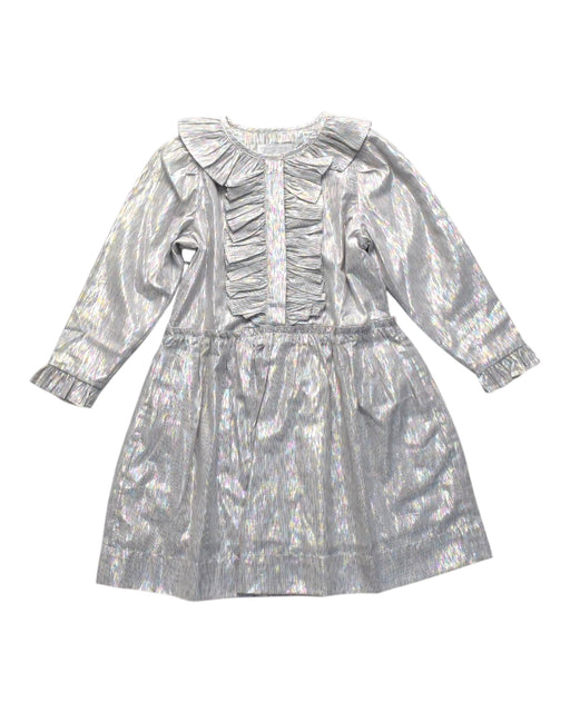 A Silver Long Sleeve Dresses from Stella McCartney in size 4T for girl. (Front View)