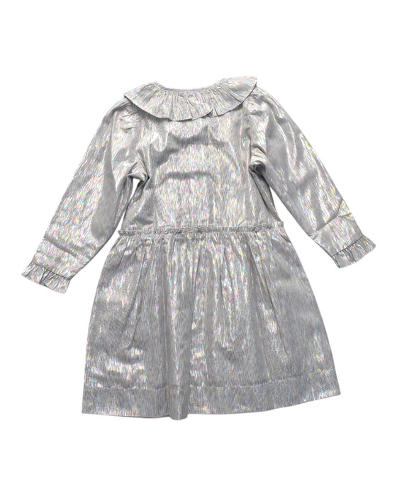 A Silver Long Sleeve Dresses from Stella McCartney in size 4T for girl. (Back View)