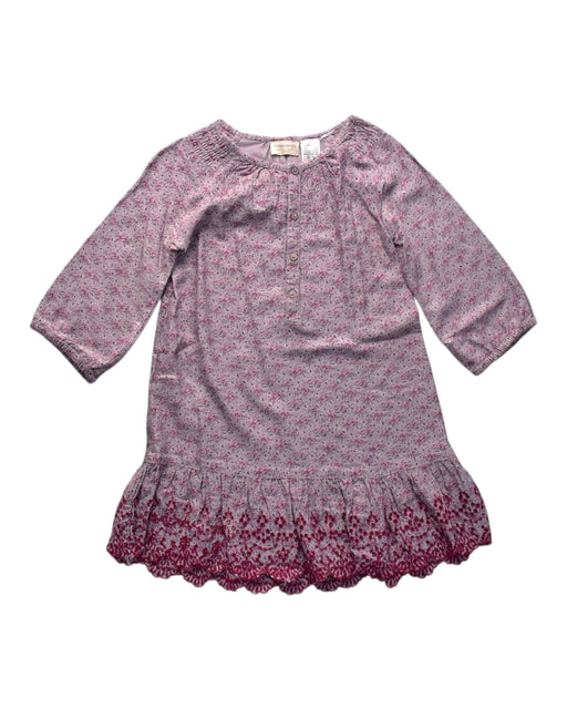 A Pink Long Sleeve Dresses from Vanessa Bruno in size 5T for girl. (Front View)