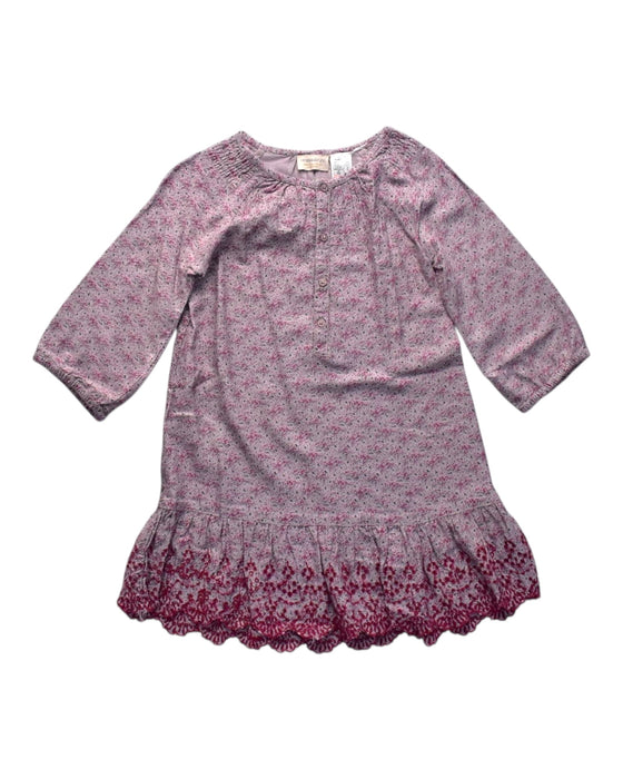 A Pink Long Sleeve Dresses from Vanessa Bruno in size 5T for girl. (Front View)