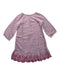 A Pink Long Sleeve Dresses from Vanessa Bruno in size 5T for girl. (Back View)