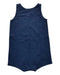 A Navy Sleeveless Rompers from Le Petit Society in size 6-12M for neutral. (Back View)