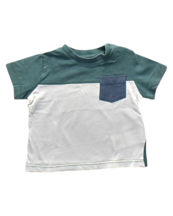 A Green Short Sleeve T Shirts from Vertbaudet in size 3-6M for boy. (Front View)