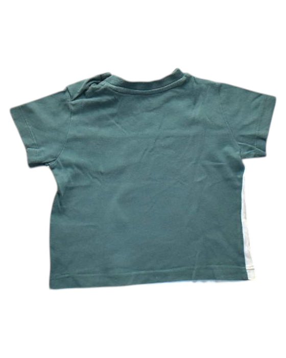 A Green Short Sleeve T Shirts from Vertbaudet in size 3-6M for boy. (Back View)