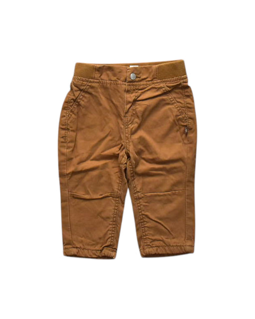 A Brown Casual Pants from Obaibi - Okaidi in size 3-6M for boy. (Front View)