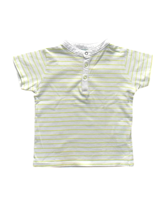 A White Short Sleeve Tops from Obaibi - Okaidi in size 6-12M for girl. (Front View)