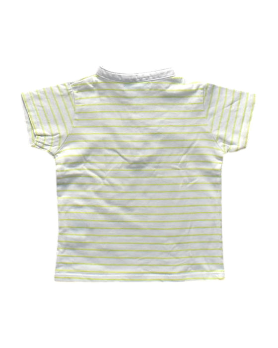 A White Short Sleeve Tops from Obaibi - Okaidi in size 6-12M for girl. (Back View)