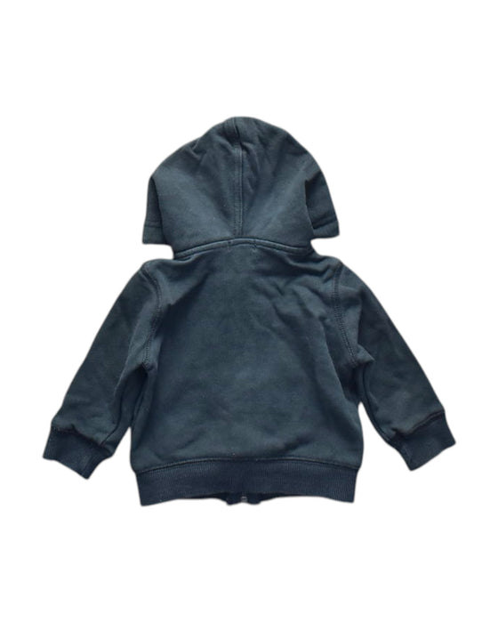 A Navy Hooded Sweatshirts from Grain de Blé in size 3-6M for boy. (Back View)