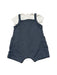 A Blue Short Sleeve Rompers from Mamas & Papas in size 0-3M for neutral. (Back View)
