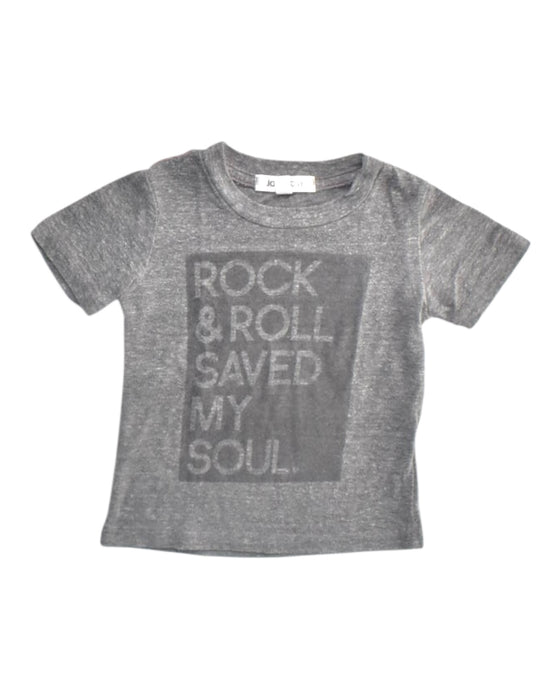 A Grey Short Sleeve T Shirts from Joah Love in size 12-18M for boy. (Front View)