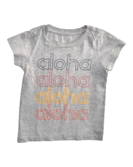 A Grey Short Sleeve T Shirts from Peek in size 18-24M for boy. (Front View)