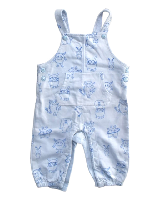 A Blue Long Overalls from John Lewis in size 6-12M for boy. (Front View)
