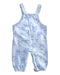 A Blue Long Overalls from John Lewis in size 6-12M for boy. (Back View)