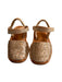 A Gold Sandals from RIA Menorca in size 18-24M for neutral. (Front View)