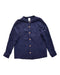 A Navy Long Sleeve Shirts from Petit Bateau in size 6T for boy. (Front View)