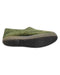 A Green Slip Ons from Cienta in size 9Y for neutral. (Front View)