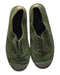 A Green Slip Ons from Cienta in size 9Y for neutral. (Back View)