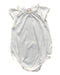 A White Sleeveless Bodysuits from Le Petit Society in size 6-12M for neutral. (Front View)