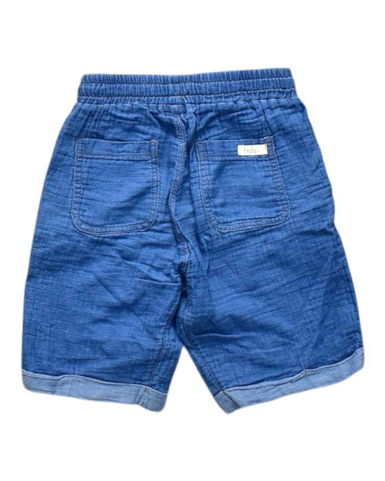 A Blue Shorts from Buho in size 6T for girl. (Back View)