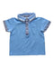 A Blue Short Sleeve Polos from Gucci in size 6-12M for boy. (Front View)