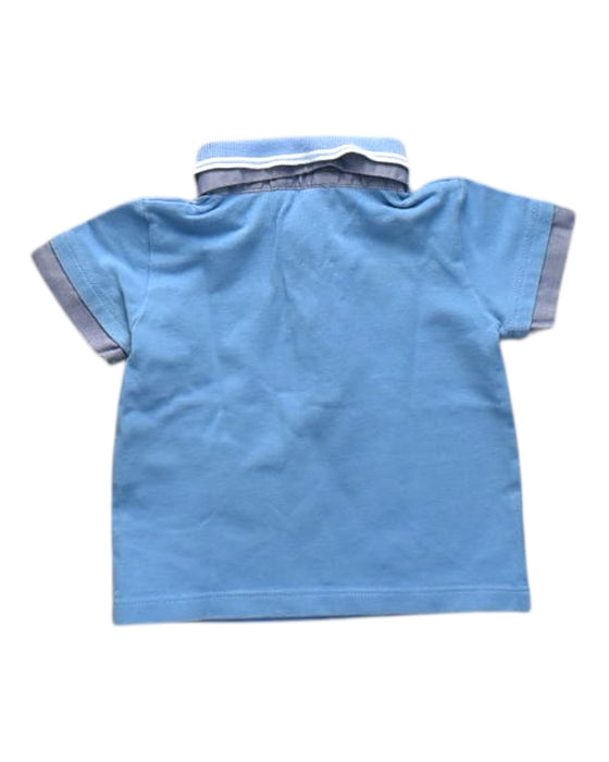 A Blue Short Sleeve Polos from Gucci in size 6-12M for boy. (Back View)
