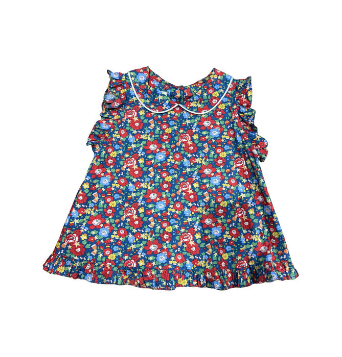 A Blue Sleeveless Tops from Elizabeth Little in size 10Y for girl. (Front View)