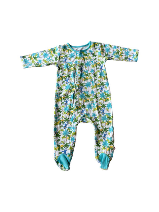 A Blue Onesies from Zutano in size 3-6M for neutral. (Front View)