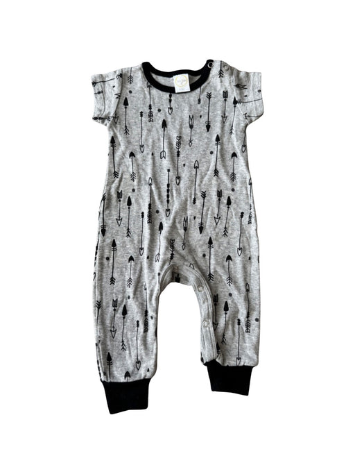 A Grey Short Sleeve Jumpsuits from Tesa Babe in size 0-3M for boy. (Front View)