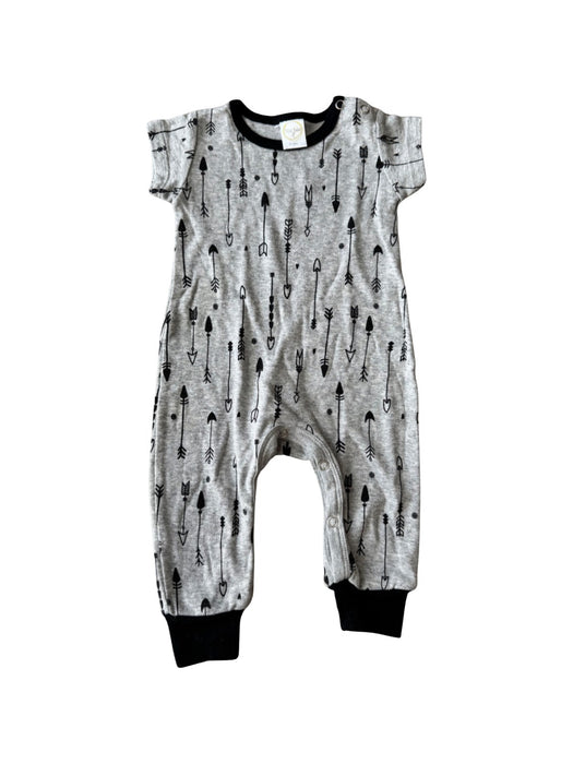 A Grey Short Sleeve Jumpsuits from Tesa Babe in size 0-3M for boy. (Front View)