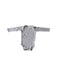 A Grey Long Sleeve Bodysuits from Baby Boden in size 12-18M for boy. (Front View)