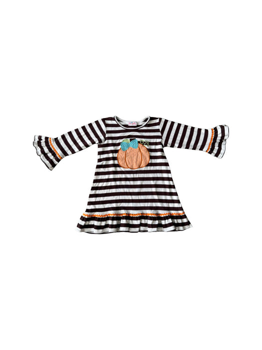 A White Long Sleeve Dresses from Stellybelly in size 4T for girl. (Front View)