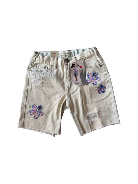 A Beige Shorts from Levi's in size 10Y for girl. (Front View)