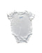 A White Short Sleeve Bodysuits from Mothercare in size 6-12M for girl. (Front View)
