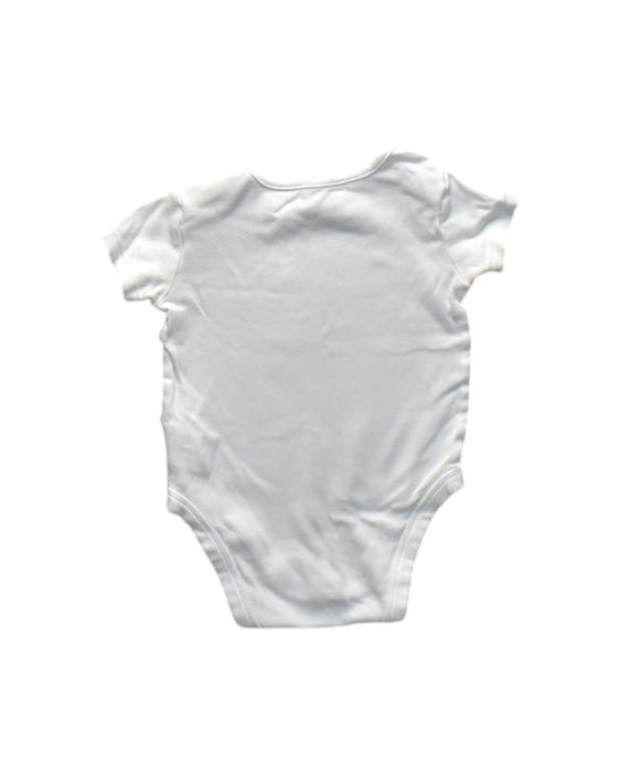 A White Short Sleeve Bodysuits from Mothercare in size 6-12M for girl. (Back View)