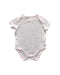 A White Short Sleeve Bodysuits from Mothercare in size 3-6M for girl. (Front View)