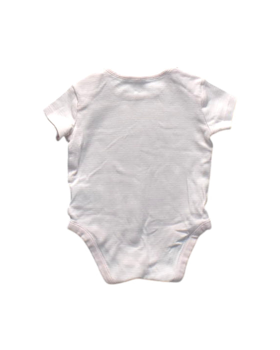 A White Short Sleeve Bodysuits from Mothercare in size 3-6M for girl. (Back View)