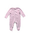 A Pink Onesies from Mothercare in size 3-6M for girl. (Back View)