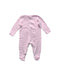 A Pink Onesies from Mothercare in size 3-6M for girl. (Back View)