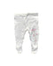 A White Casual Pants from Mothercare in size 3-6M for girl. (Front View)