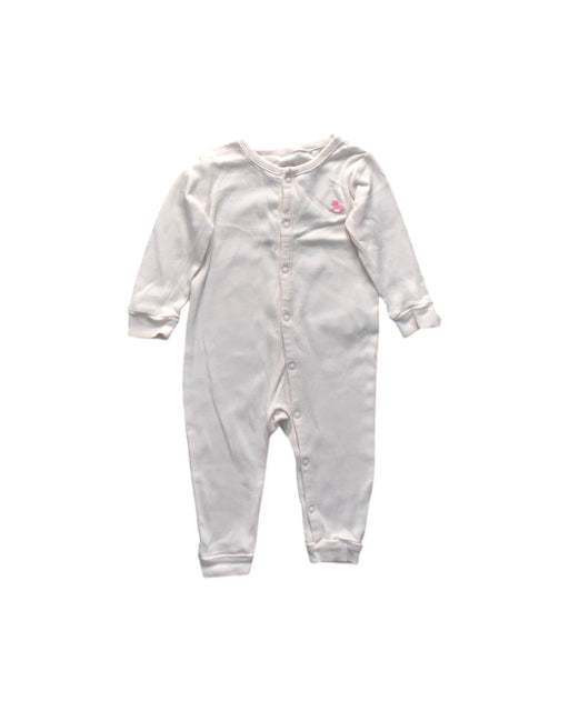 A White Onesies from PONEY in size 6-12M for neutral. (Front View)