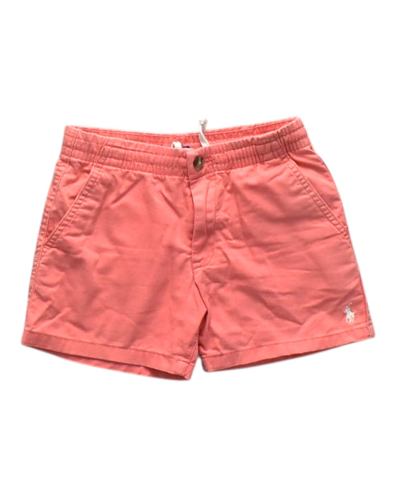 A Pink Shorts from Polo Ralph Lauren in size 6T for boy. (Front View)