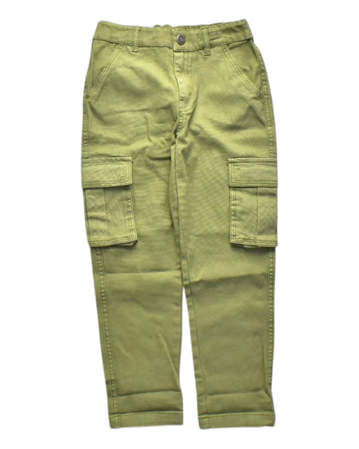 A Green Casual Pants from Milkshake in size 5T for boy. (Front View)