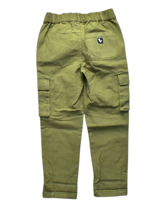 A Green Casual Pants from Milkshake in size 5T for boy. (Back View)