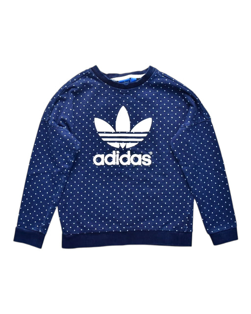 A Navy Crewneck Sweatshirts from Adidas in size 10Y for neutral. (Front View)