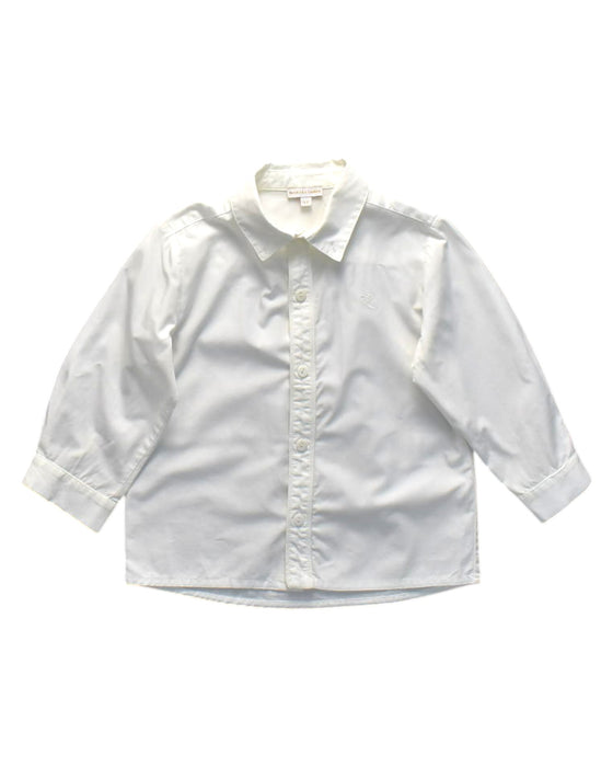 A White Long Sleeve Shirts from Beatrice & George in size 4T for boy. (Front View)