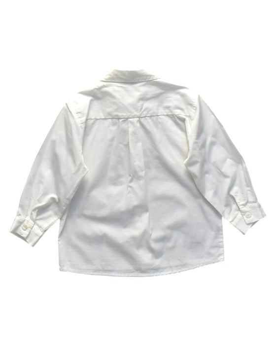 A White Long Sleeve Shirts from Beatrice & George in size 4T for boy. (Back View)