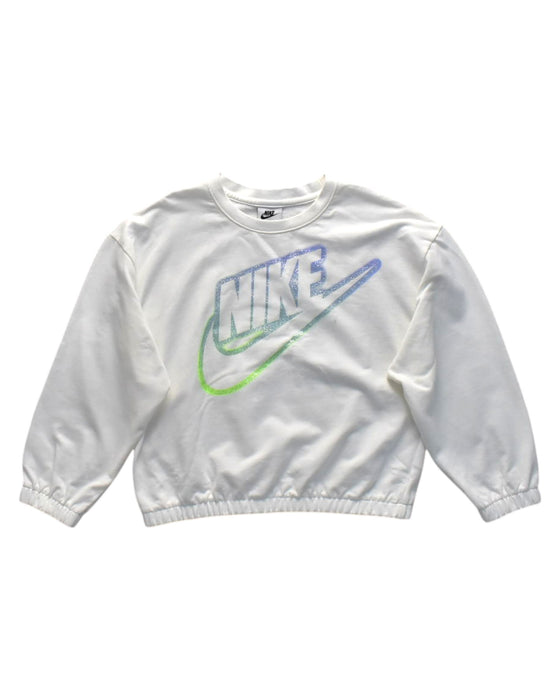 A White Sweatshirts from Nike in size 7Y for neutral. (Front View)