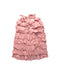 A Pink Sleeveless Dresses from The Tiny Universe in size 6T for girl. (Back View)