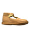 A Beige Flats from Jacadi in size 3T for neutral. (Front View)