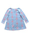 A Blue Long Sleeve Dresses from The Beaufort Bonnet Company in size 3T for girl. (Back View)